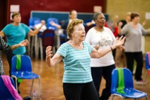 StayActive4Life class members exercising together